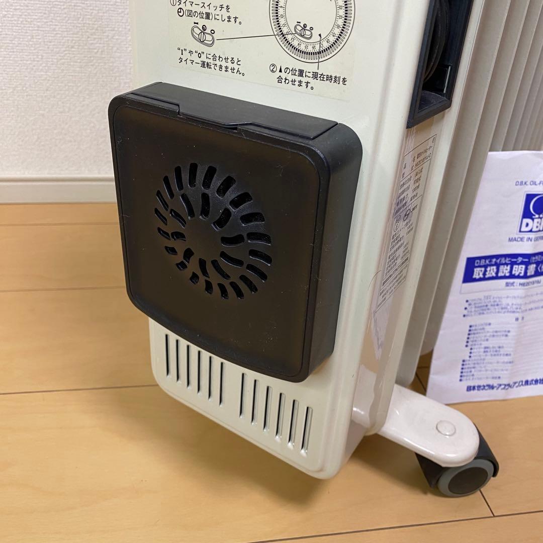 DBK オイルヒーター セラミックファン付 HEZC13/10JCH 4〜9畳用