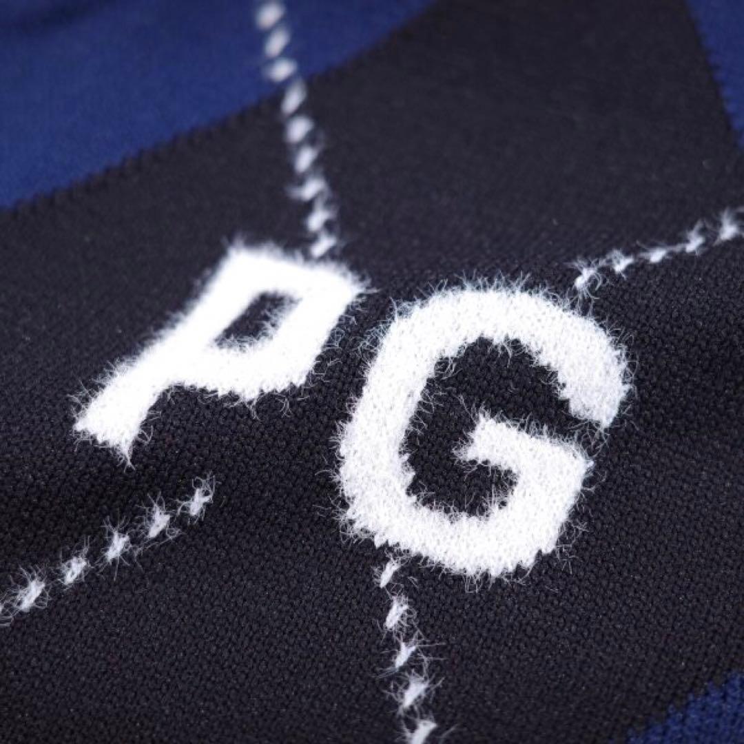 【PEARLY GATES】秋冬 アーガイル ニット ひざ丈スカート・1番M