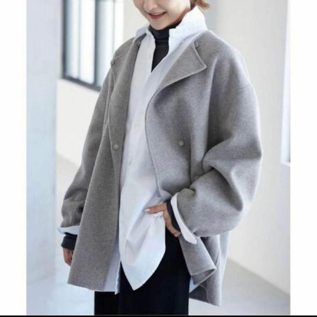 Y*o様 SLOBE IENA HAMILTONダブルフェイスウールコクーンショ