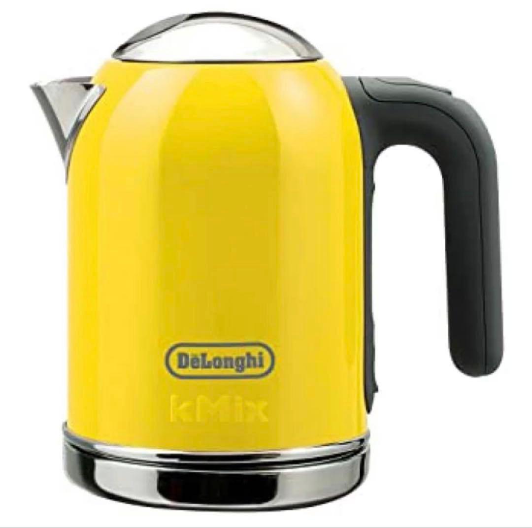 DeLonghi kMix 電気ケトル イエロー　0.75L