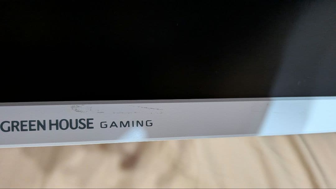 GREEN HOUSE ゲーミングモニタ　GH-ELCG238A-WH ホワイト