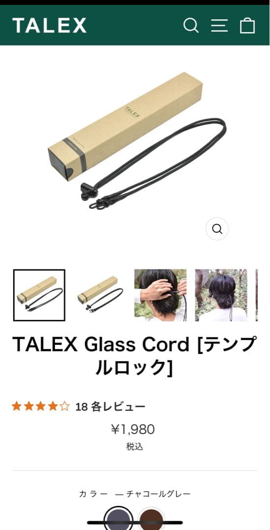 TALEX サングラス EM6-D06-02 専用ケース、グラスゴード付き