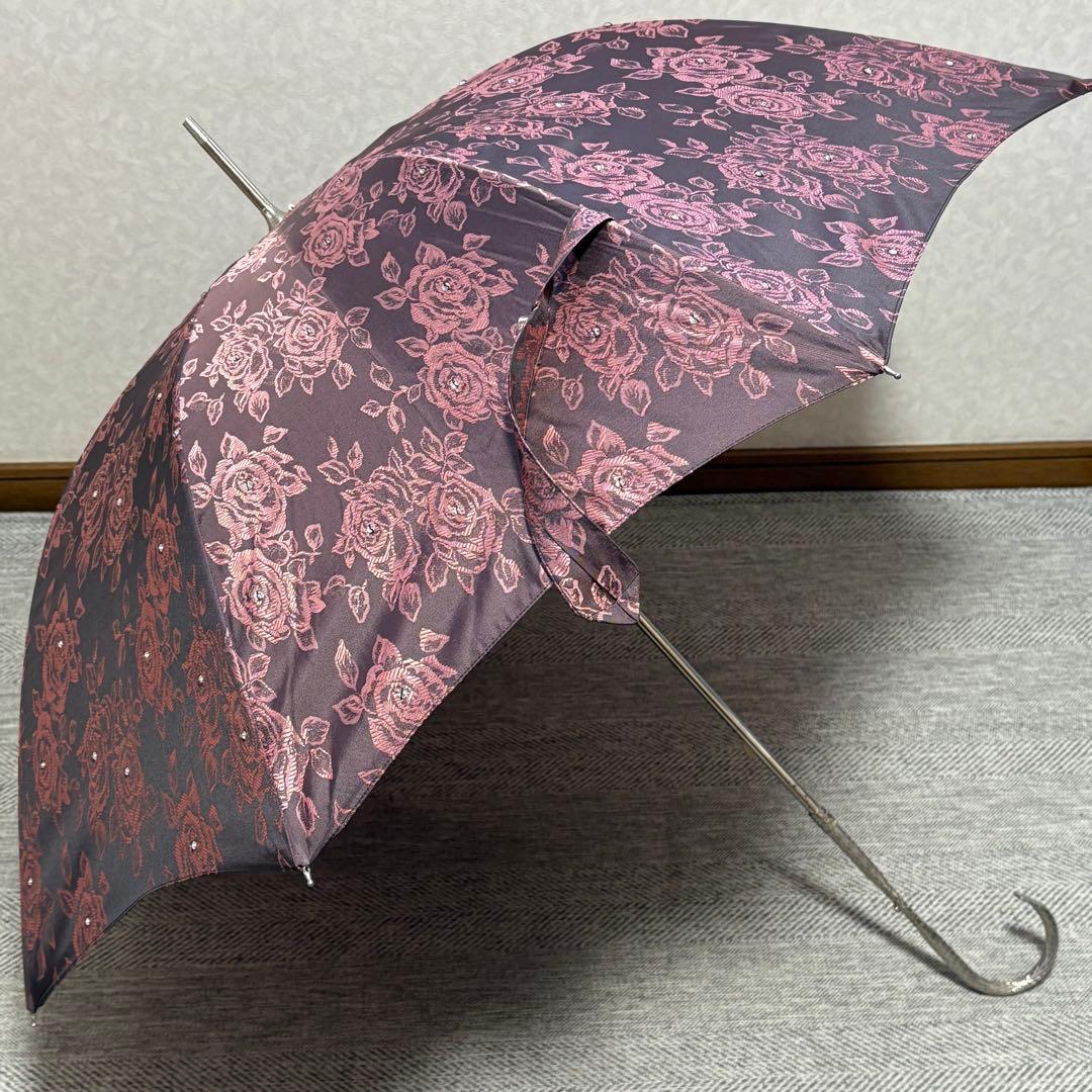 美品　イルマルケザート il marchesato イタリア 高級 傘 薔薇