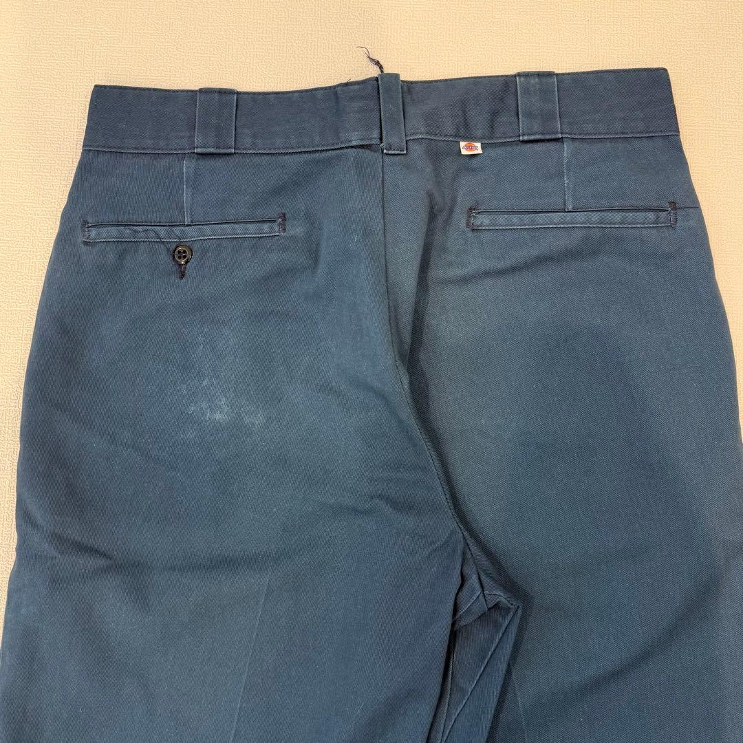 【チビタグ】Dickies 874 w34 80’s USA製　ネイビー　ブルー