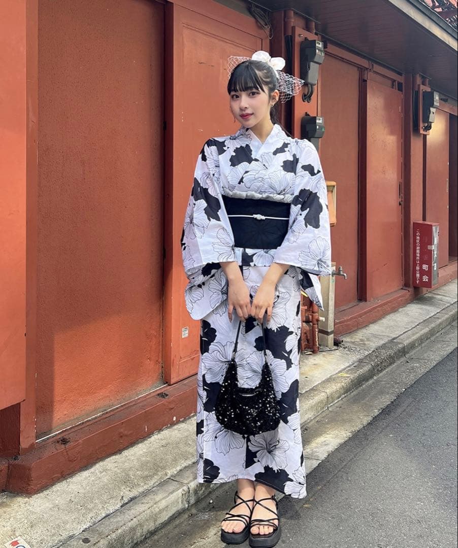 【judin(RiLi)】浴衣(3点セット)/百合