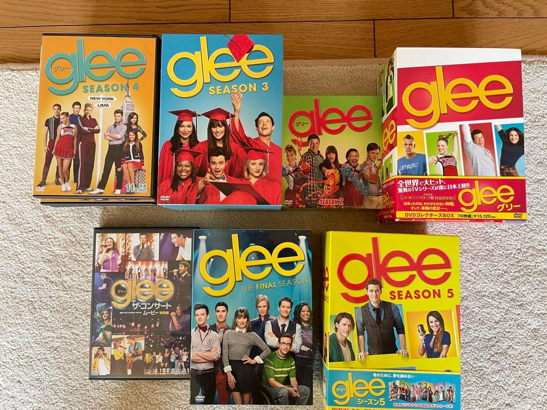 glee グリー コンプリートDVD シーズン1〜ファイナル　全巻　コンサート