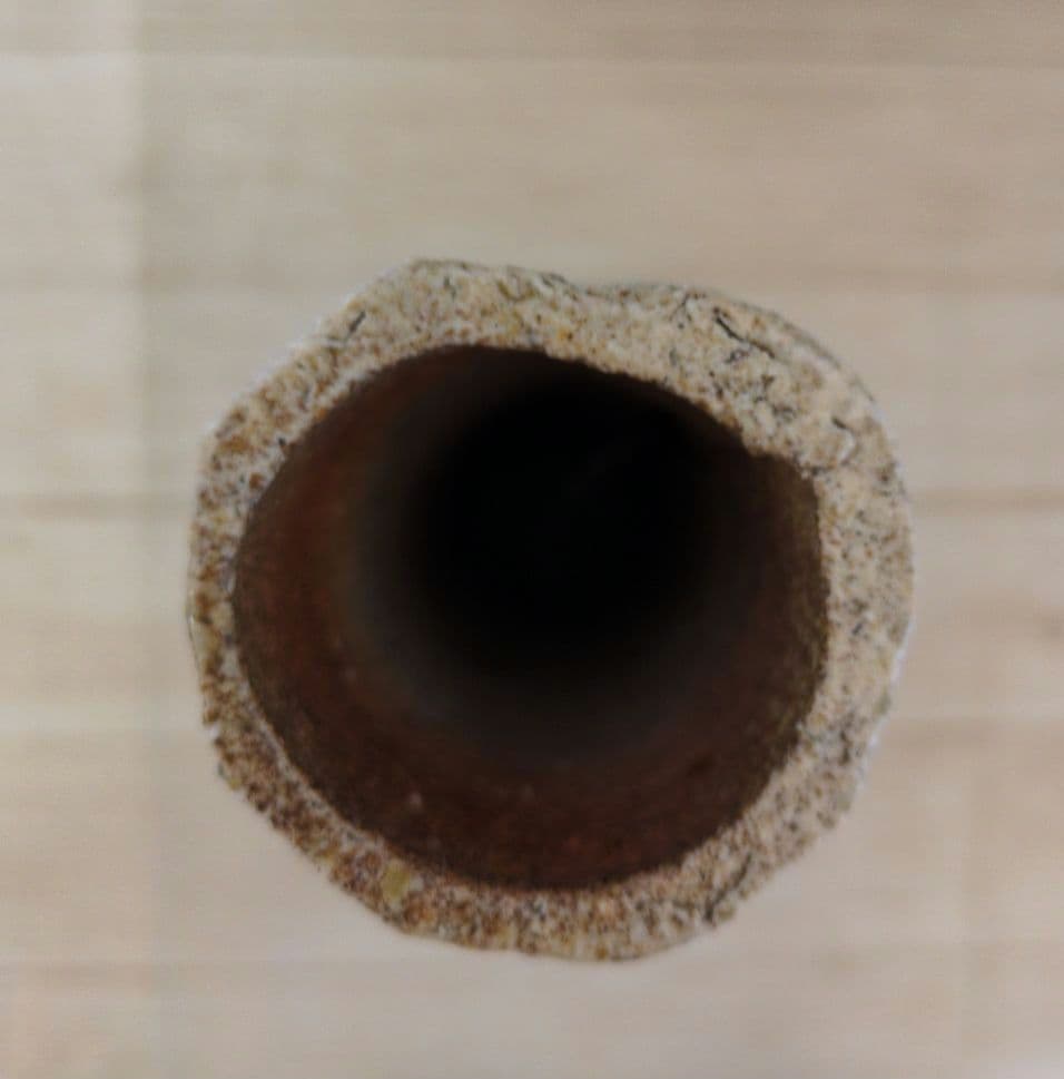 新 歓嗣　伊賀懸　花入　茶道具　掛け花入れ