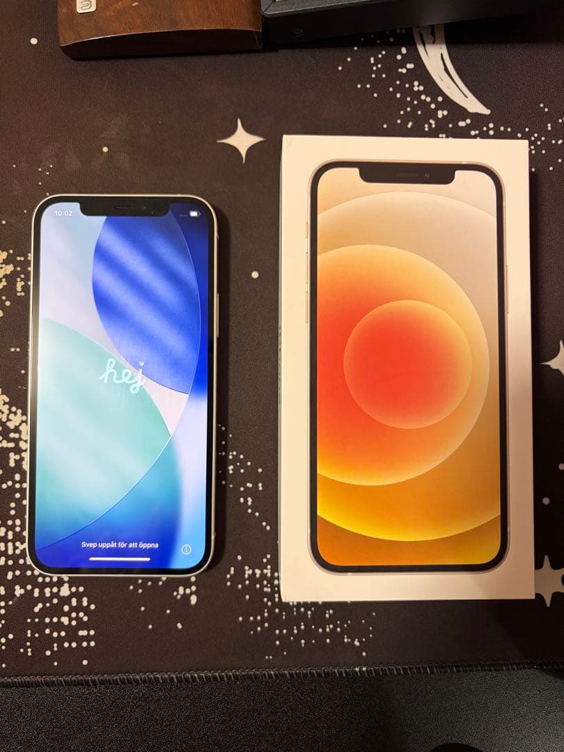 【美品】iPhone12 128GB　ホワイト　Applecare+交換品