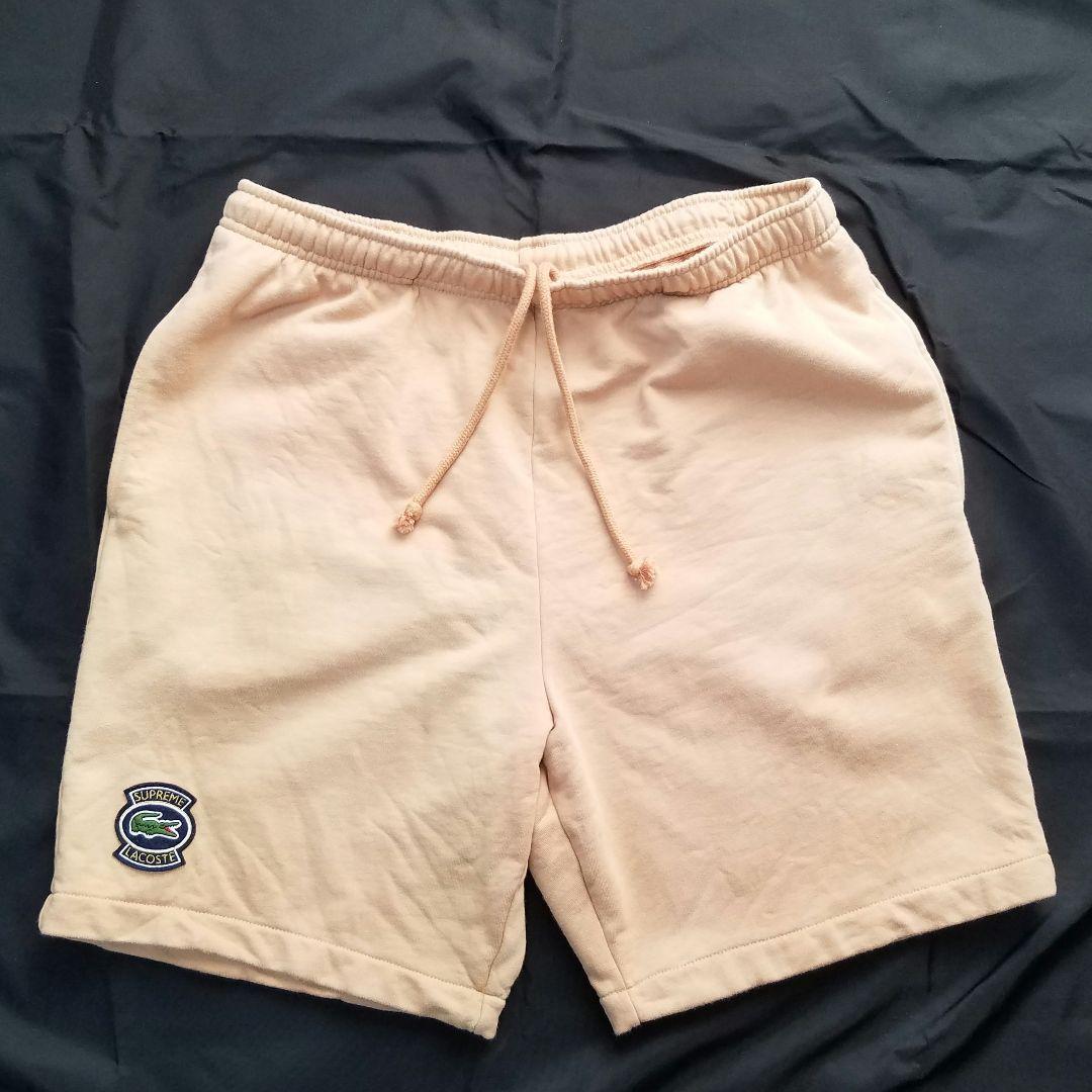 Supreme ラコステ ライブ L!VE コラボ ショートパンツ M ベージュ