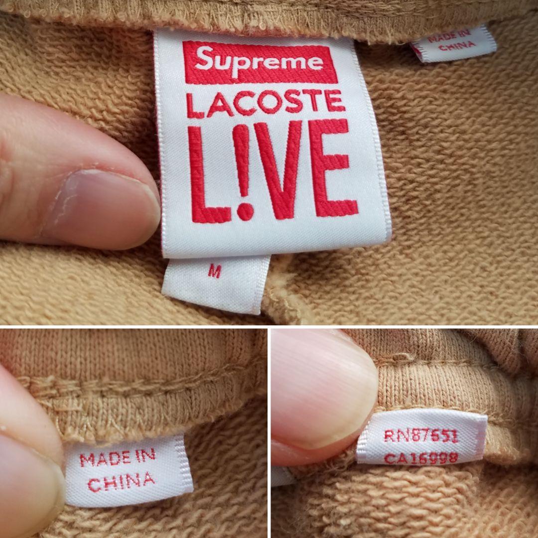 Supreme ラコステ ライブ L!VE コラボ ショートパンツ M ベージュ