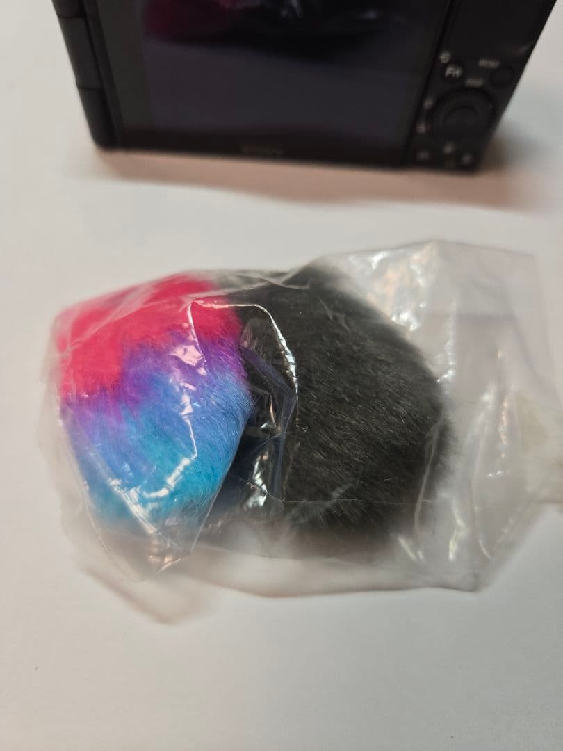 【美品】SONY ZV-1G シューティンググリップ 純正ピンクモフモフ