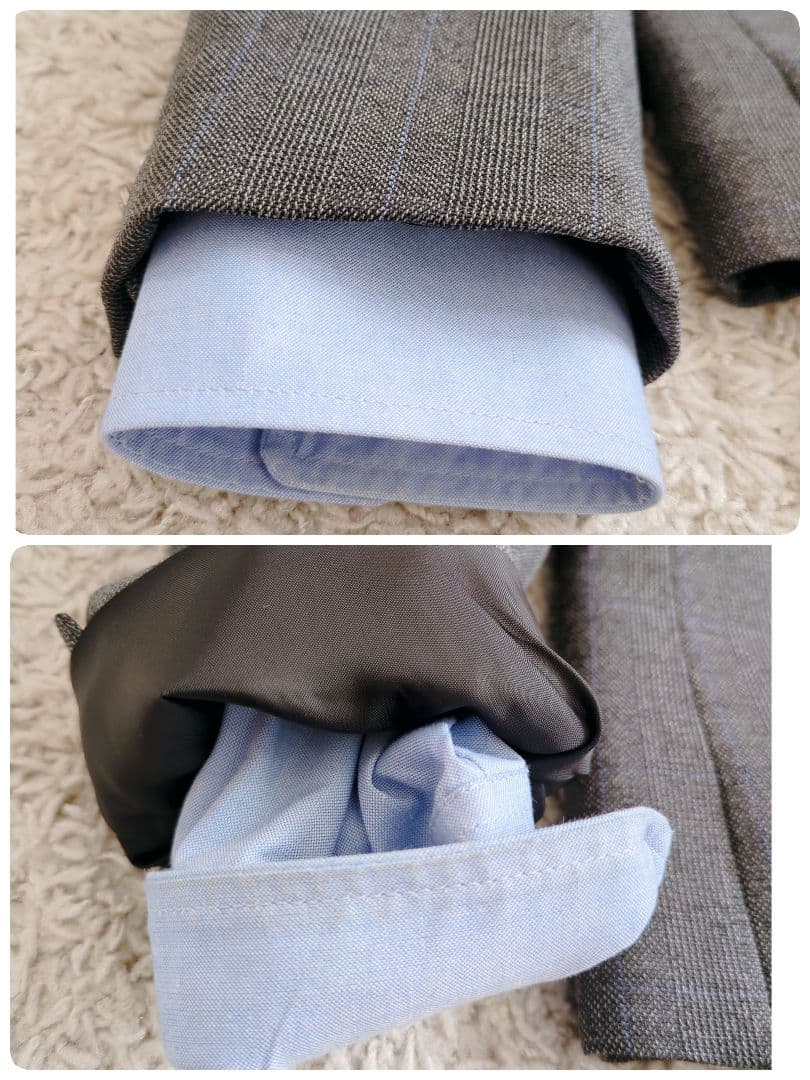 【美品】ワンダーファクトリー　フォーマルスーツ　6点セット　グレー　スリーピース