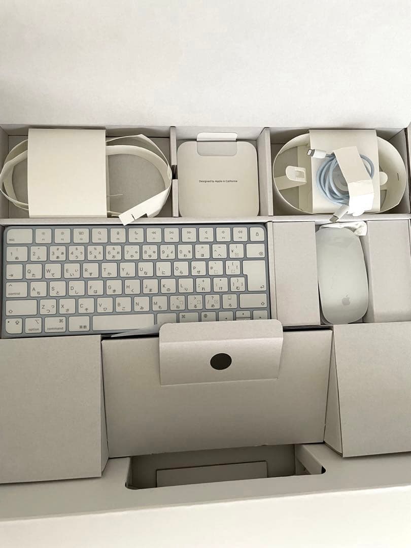 【美品】iMac 2021 24インチ 8GB SSD256GB ブルー