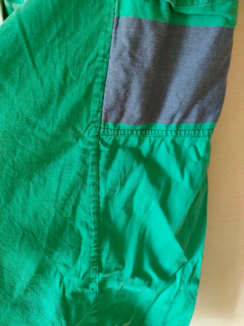 【古着】タマキニイメ タルンパンツ コットンチェック柄サルエルパンツ グリーン