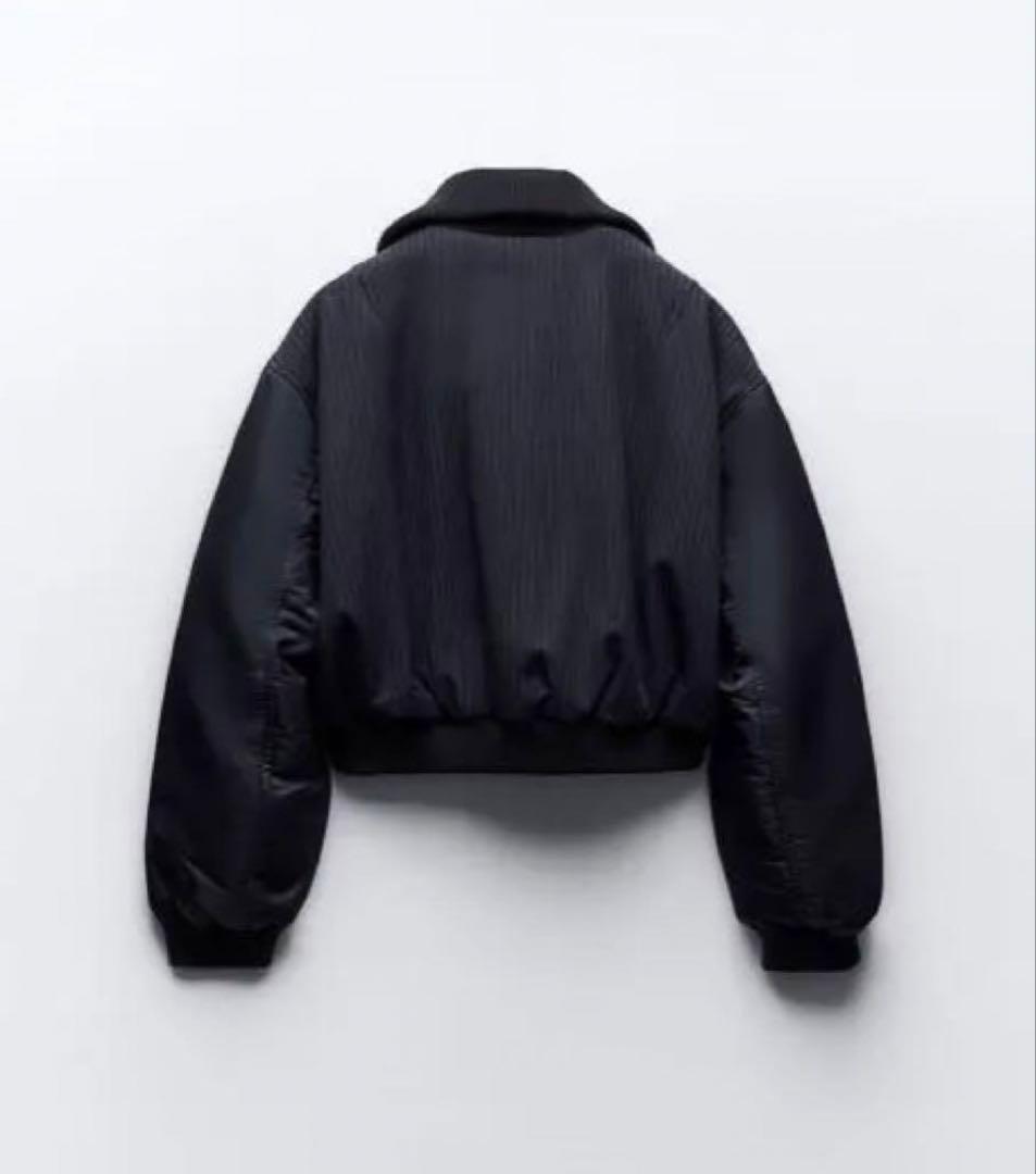 ZARA 2023AW コントラストボンバージャケット 28(S)