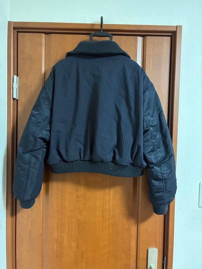 ZARA 2023AW コントラストボンバージャケット 28(S)