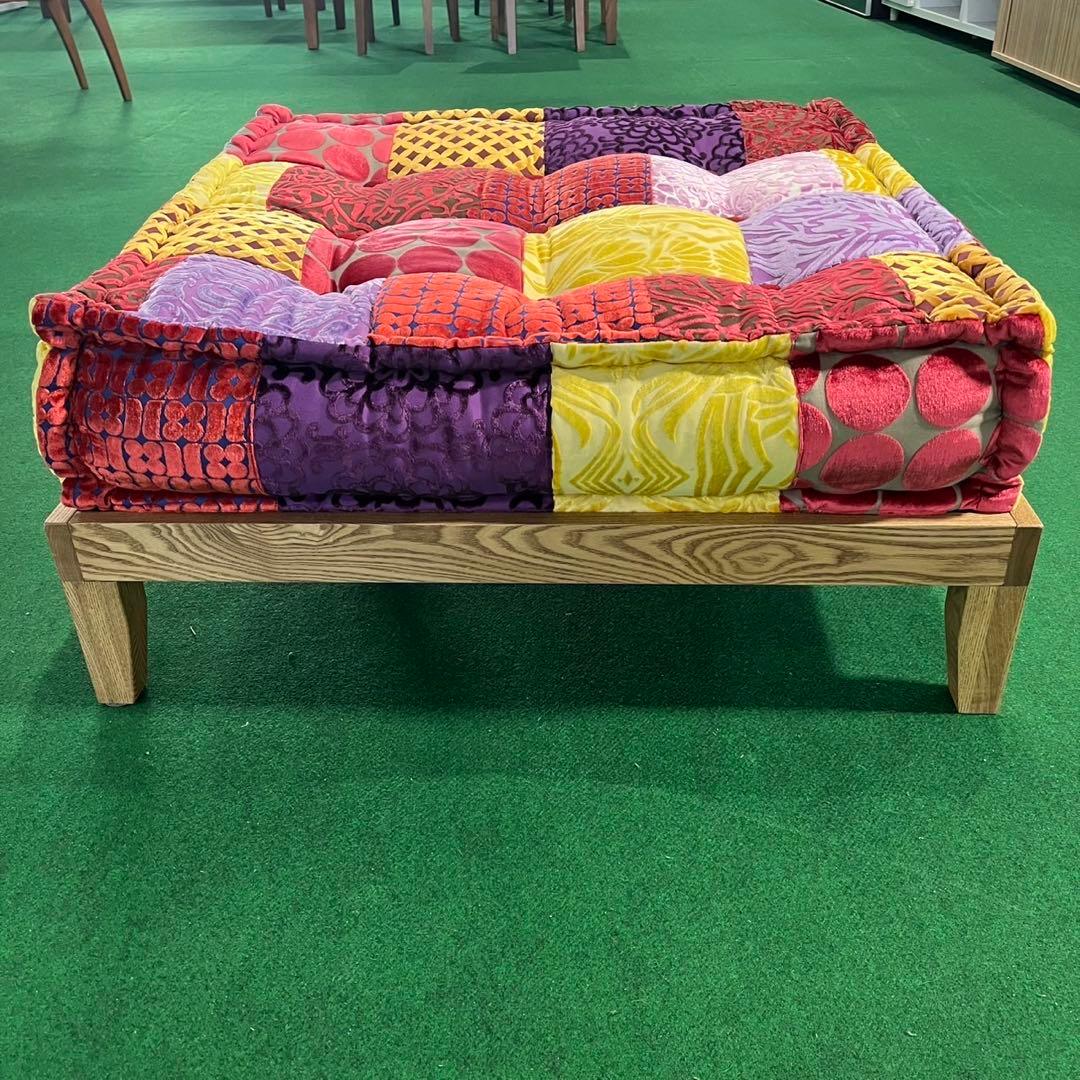 a.depeche ローテーブル オットマン パッチワーク I029