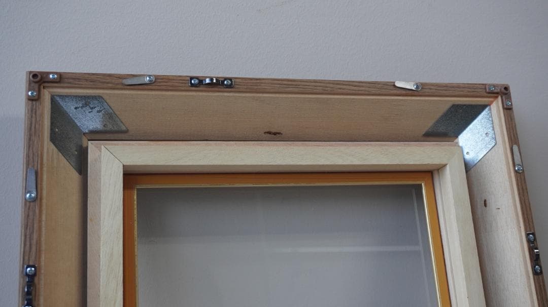 油絵 風景 F3号 仲田 嵩 絵画 静物画 額縁 ガラス付き【美品】