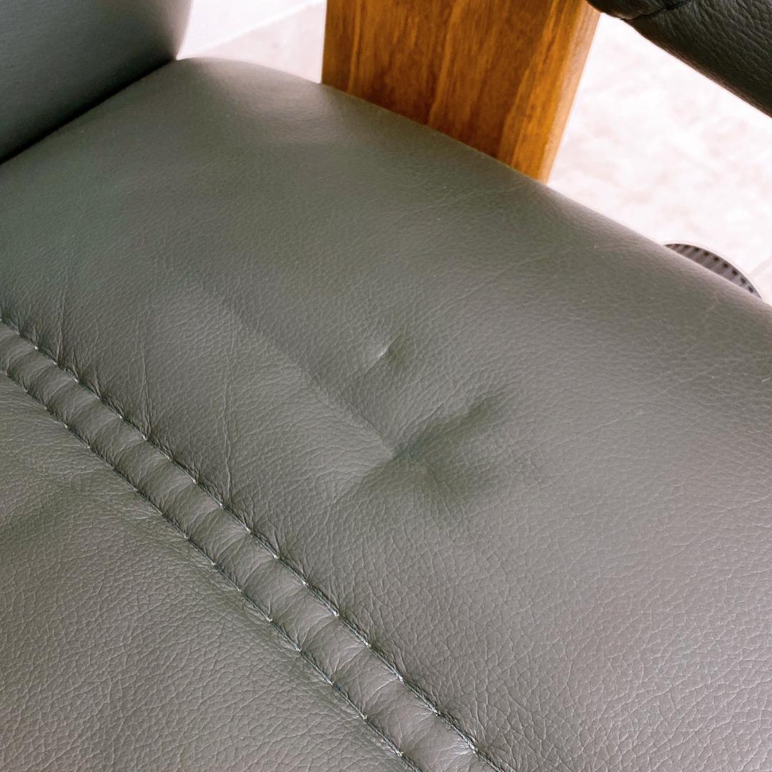 本革 EKORNES エコーネス ストレスレスチェア & オットマンセット
