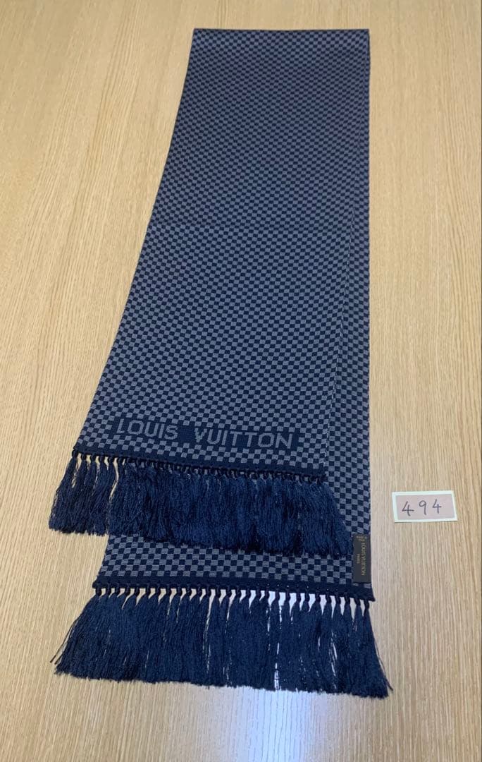 正規品　LOUIS VUITTON　ルイヴィトン　ストール　ダミエ　マフラー