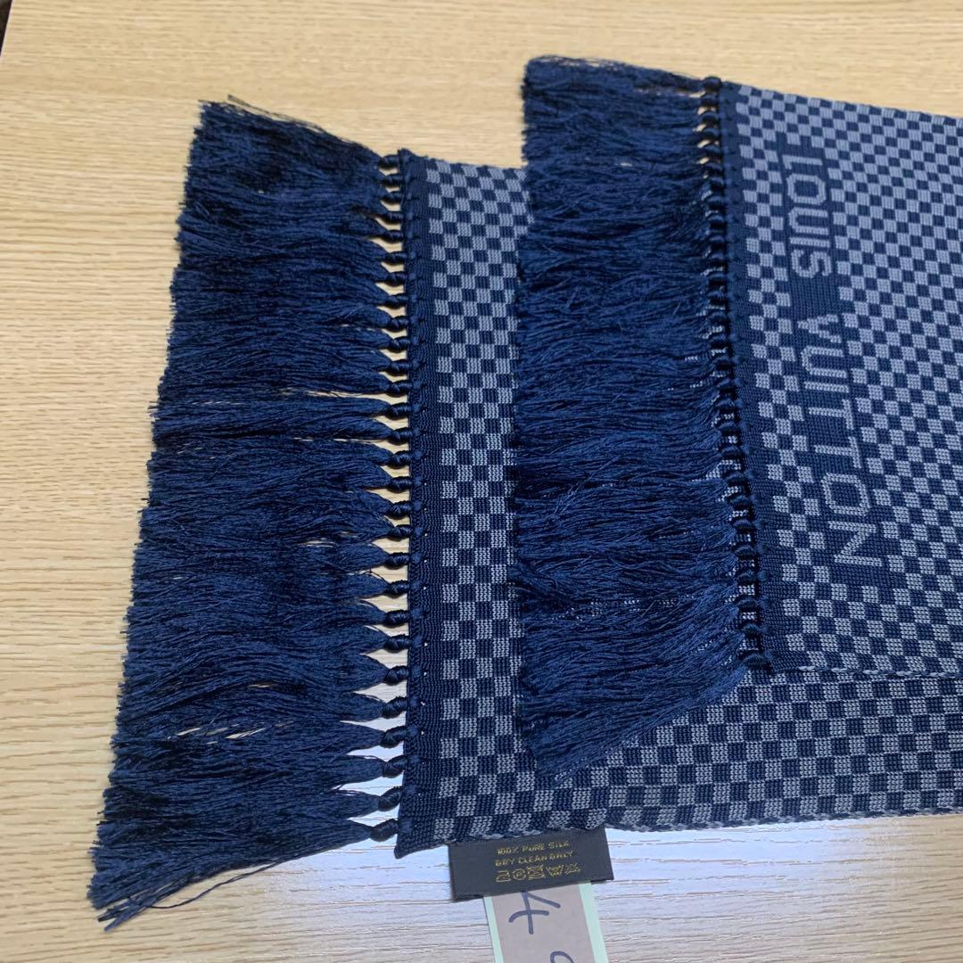 正規品　LOUIS VUITTON　ルイヴィトン　ストール　ダミエ　マフラー