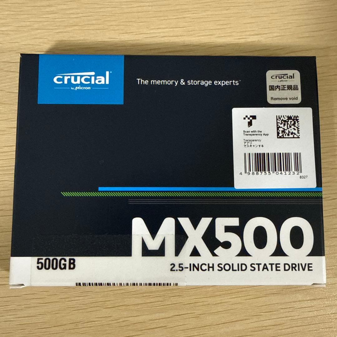 Crucial MX500 CT500MX500SSD1 500GB②