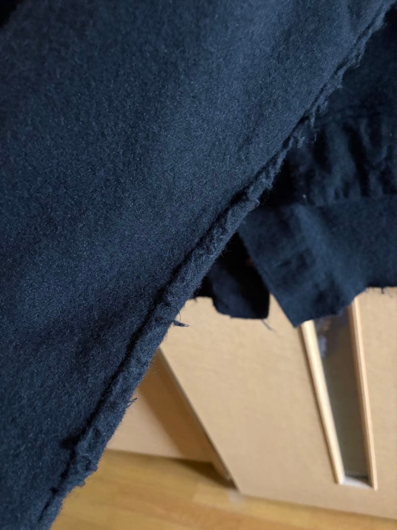 美品/25AW/KHOKI Asymmetric jacket Black