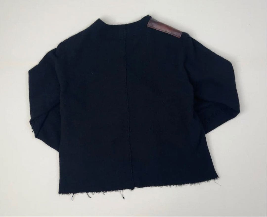 美品/25AW/KHOKI Asymmetric jacket Black