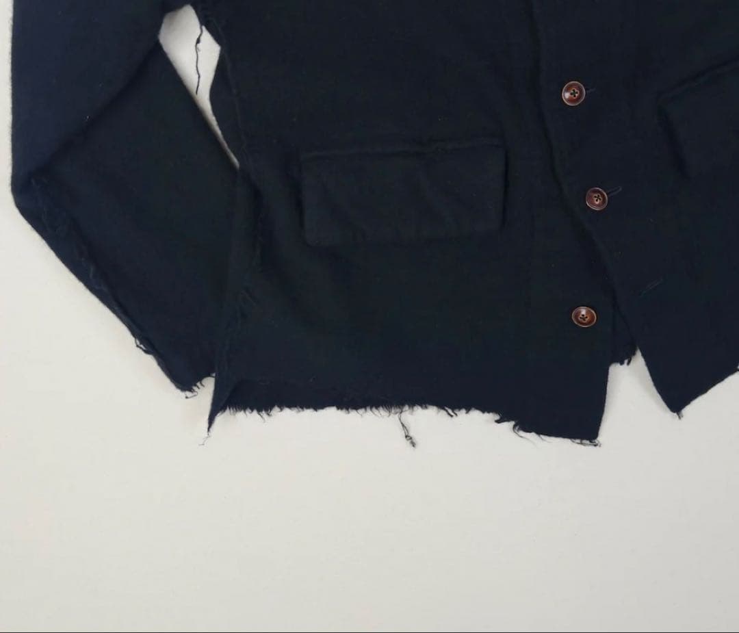 美品/25AW/KHOKI Asymmetric jacket Black