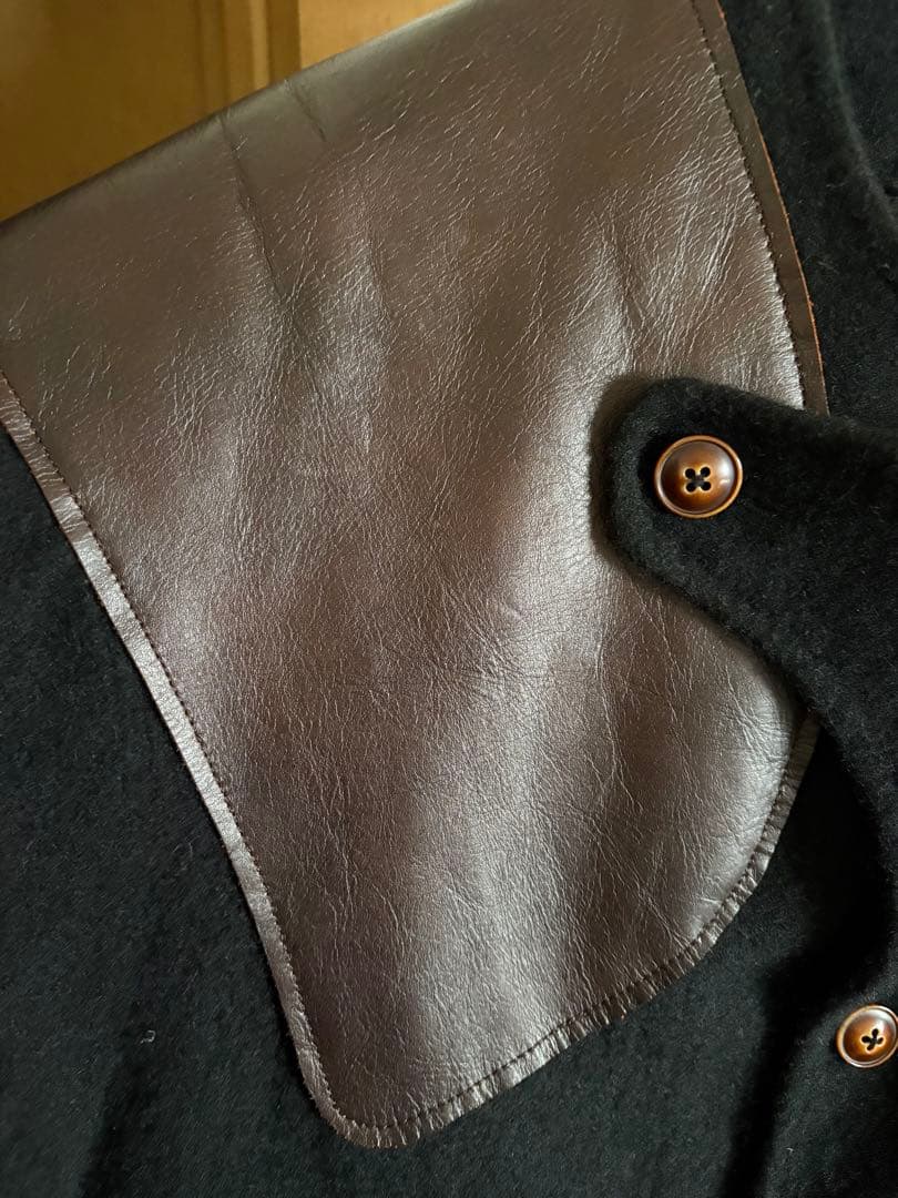 美品/25AW/KHOKI Asymmetric jacket Black