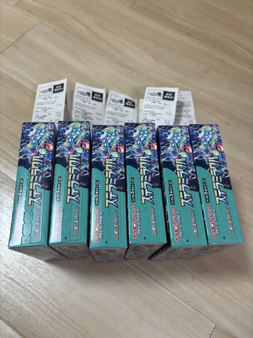 ポケモンカード ステラミラクル 6BOX シュリンク無し