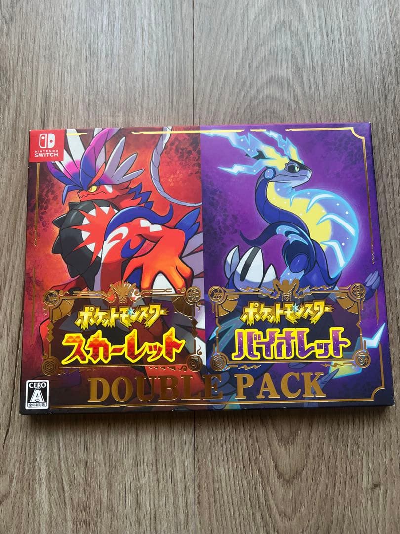ポケットモンスター バイオレット スカーレット　ダブルパック　新品未使用