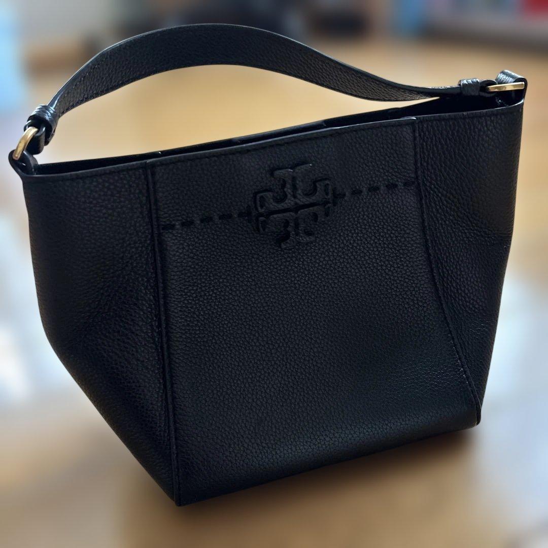 Tory Burch 黒 レザー ショルダーバッグ