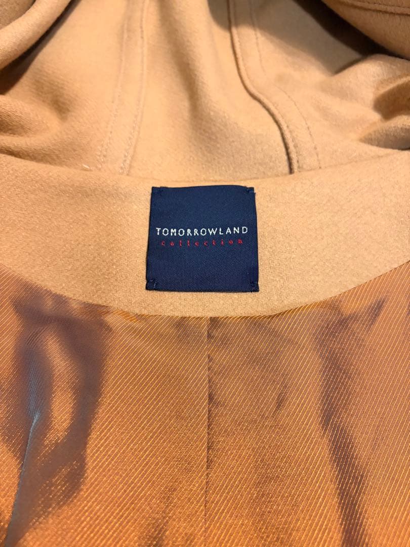 TOMORROWLAND カシミヤフードポンチョ