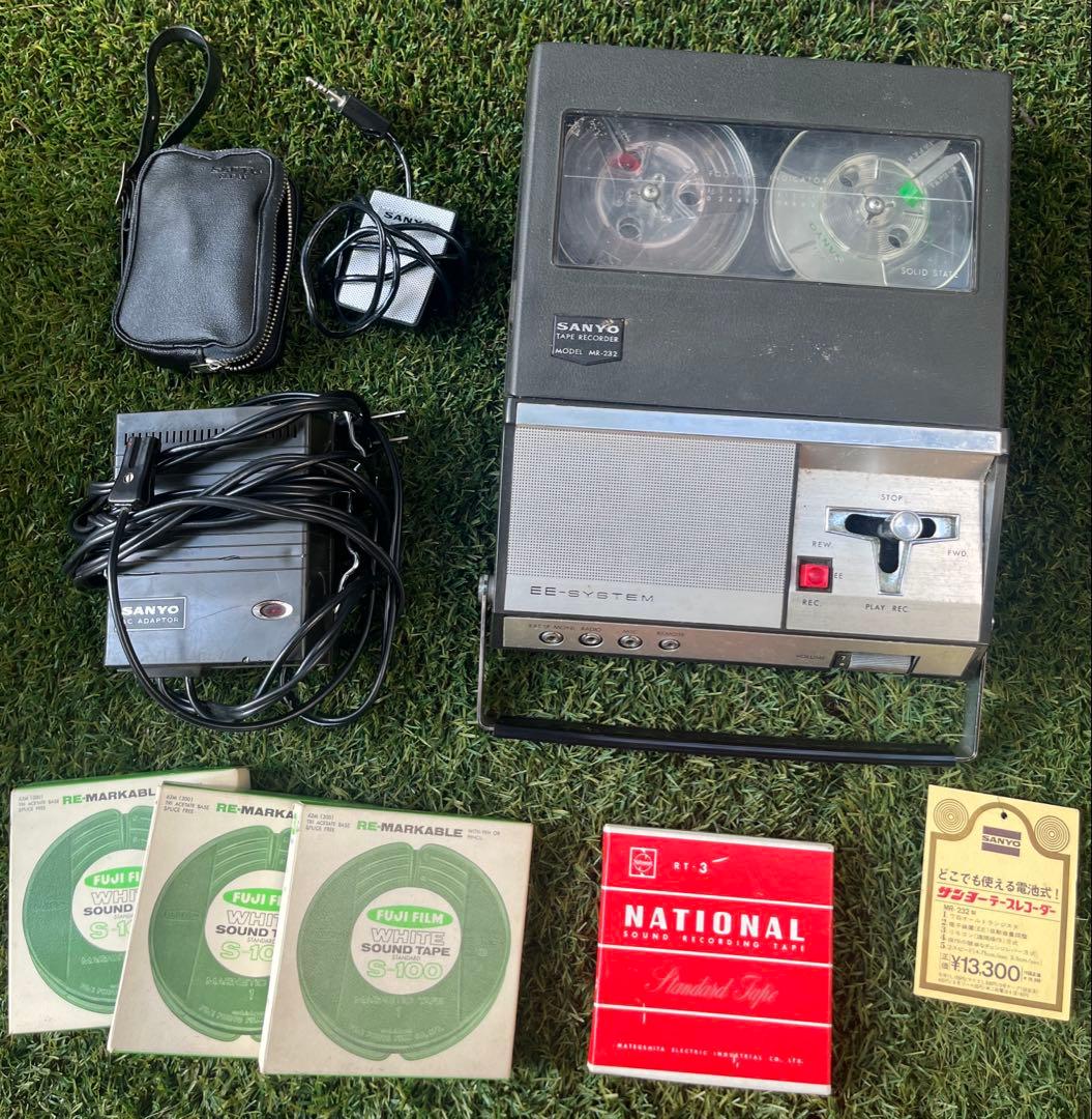 【希少】SANYO テープレコーダー　MR-323