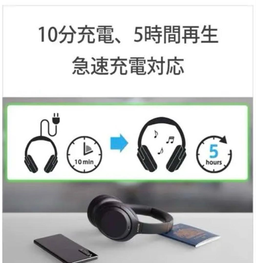 Sony WH-1000XM4 ワイヤレスヘッドホン シルバー