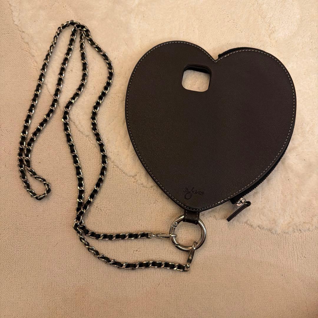 iPhoneアクセサリー ajew dress HEART case shoulder(iPhone13)