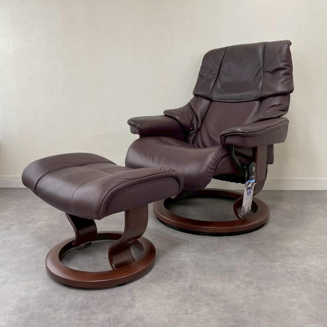 EKORNES エコーネス ストレスレス レノ M 本革 リクライニングチェア