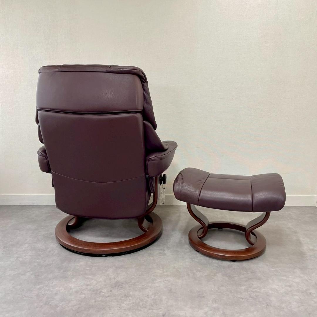EKORNES エコーネス ストレスレス レノ M 本革 リクライニングチェア