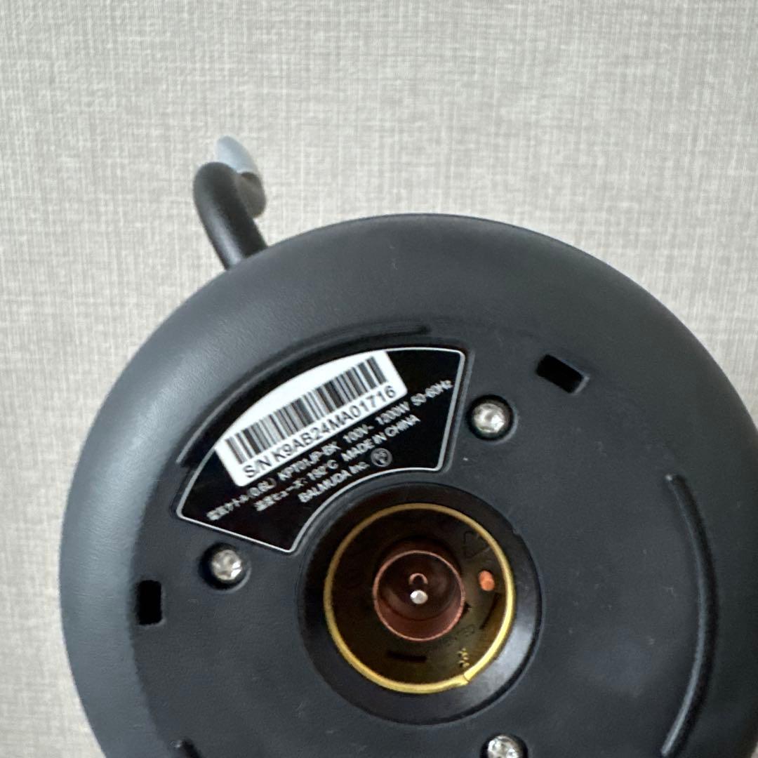 【未使用】BALMUDA The Pot 電気ケトル(ブラック)