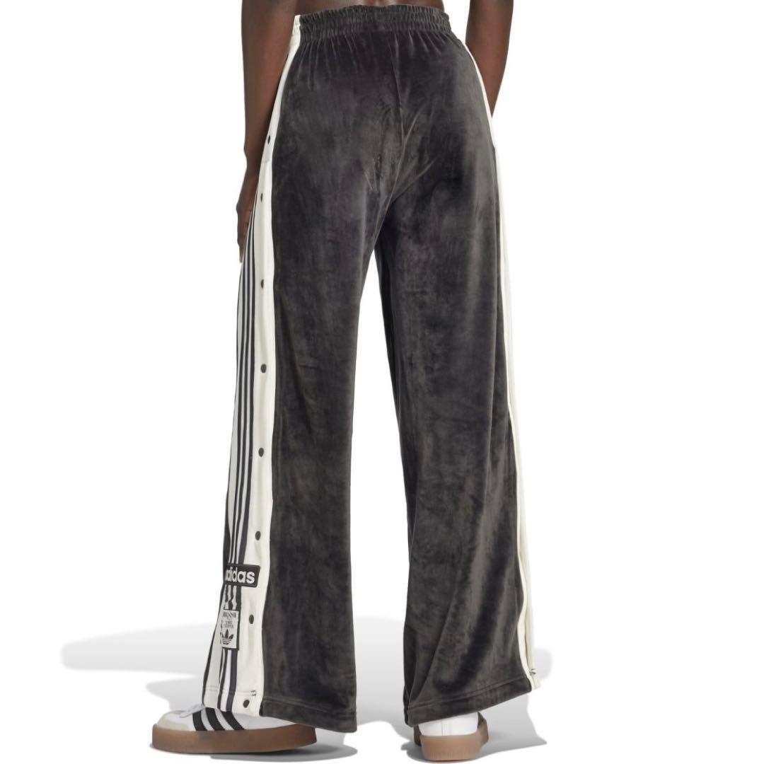 新品S⭐️adidasアディブレイク ベロア トラックパンツ ブラック 重盛さと美