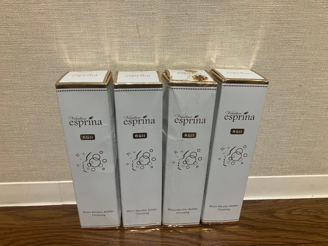 ヴィブリアン エスプリーナ RGⅡ 濃密炭酸バブルクレンジング 4本セット　新品