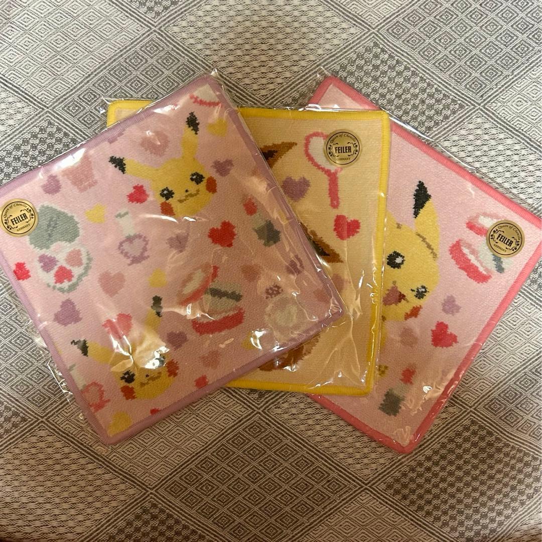 フェイラー × ポケモン ポケモンラブリーコスメ ハンカチ