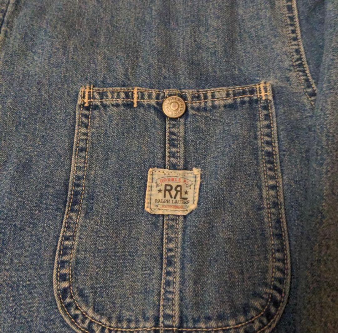 RRL Ralph Lauren デニムカバーオール 三ツ星 USA 90s