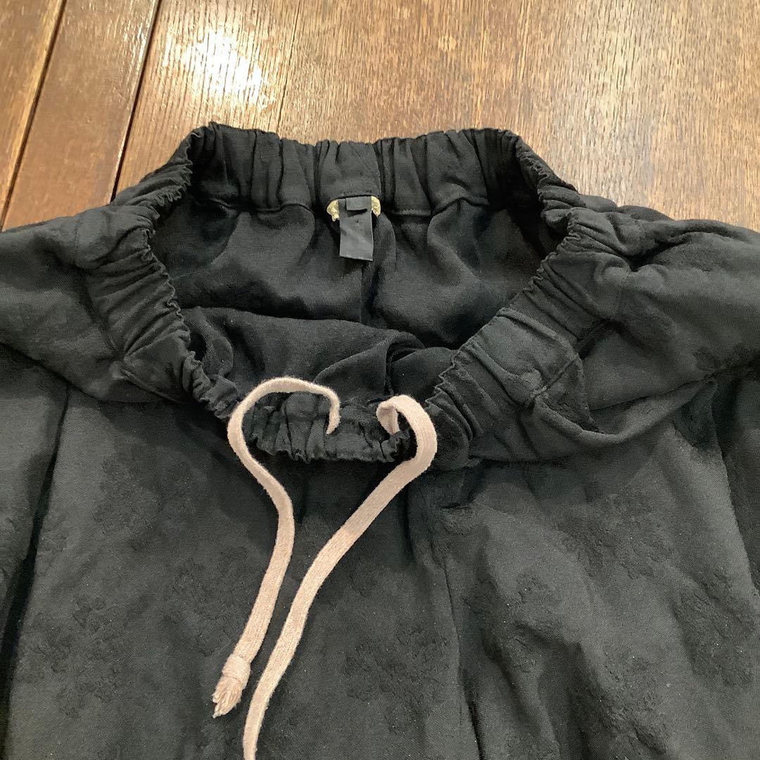 COMME des GARCONS コムコム　花刺繍バルーンパンツ　サイズXS