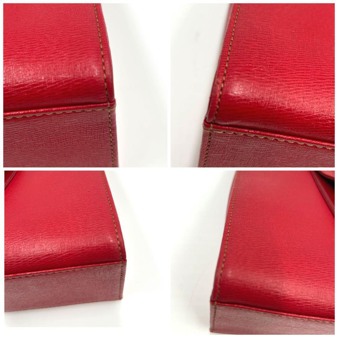 Burberrys バーバリーズ ハンドバッグ ノバチェック レッド　美品