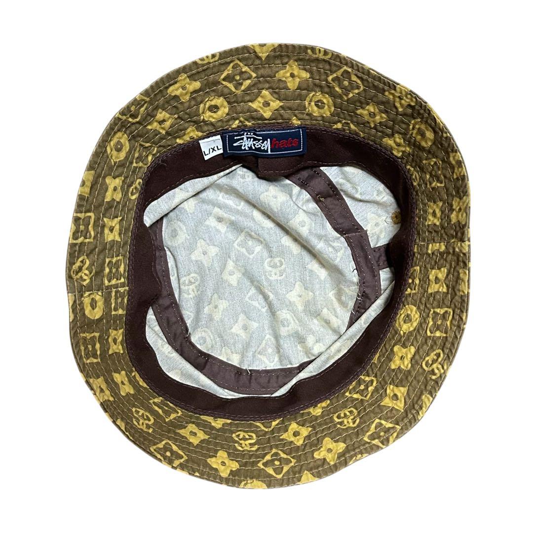 帽子 late 90's old stussy lv monogram hat