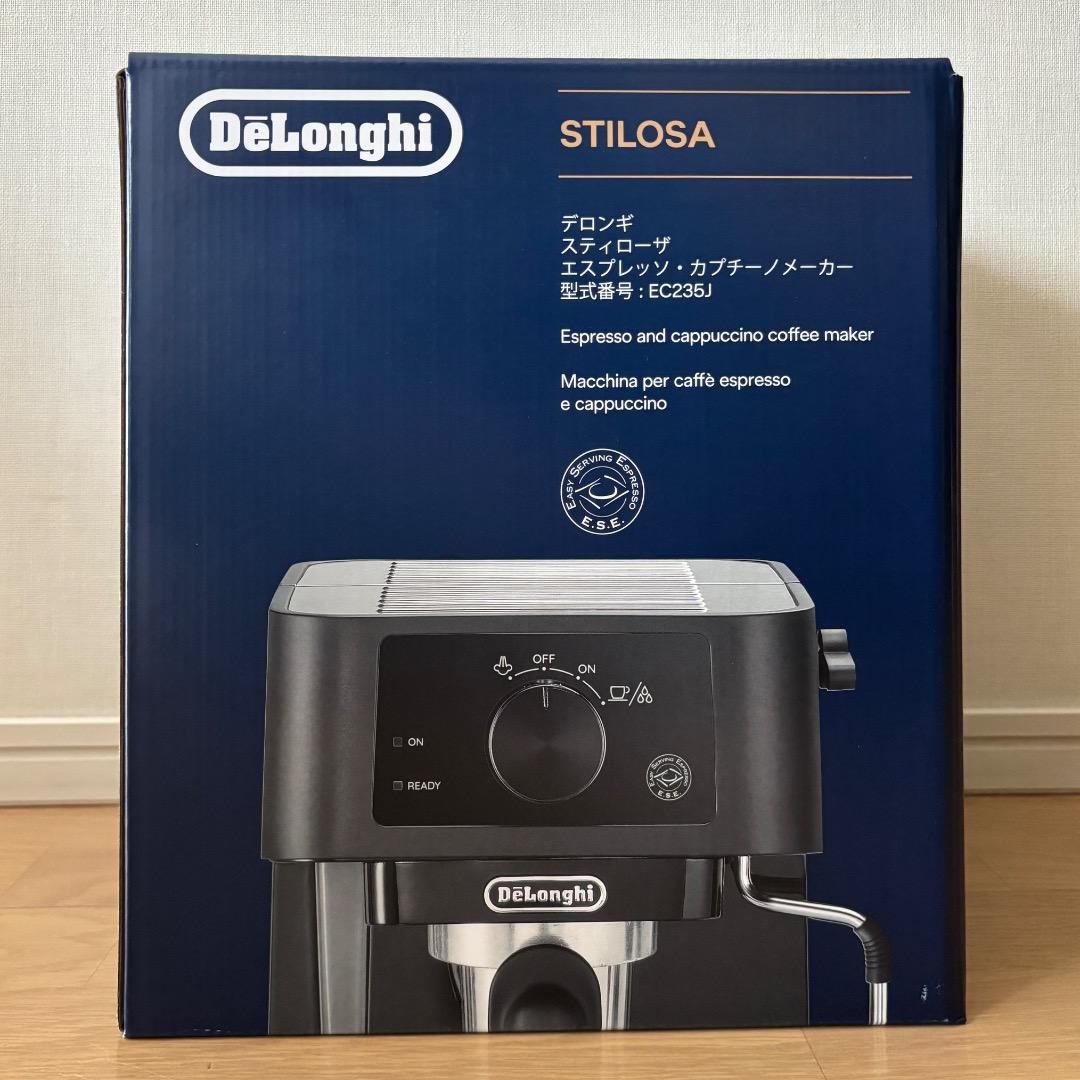 新品未開封　デロンギ スティローザ　カプチーノ　エスプレッソ　EC235J-BK