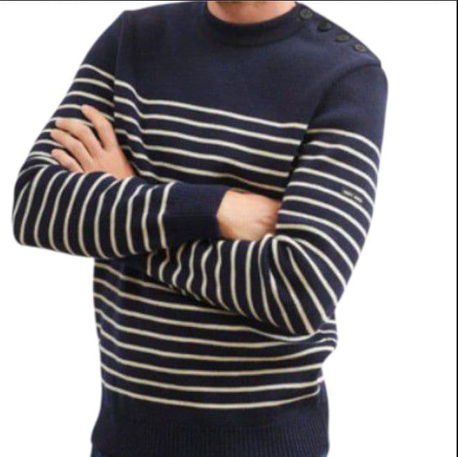 セントジェームス Lサイズ マリンセーター 肩ボタンフランス製