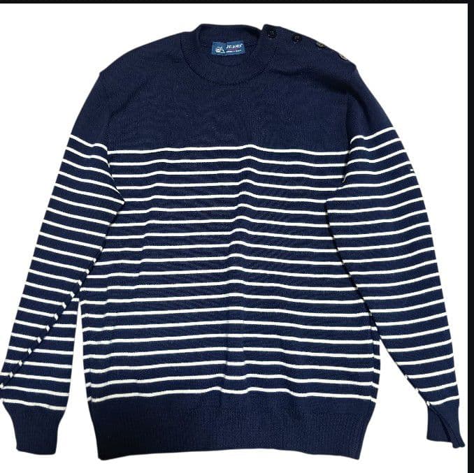 セントジェームス Lサイズ マリンセーター 肩ボタンフランス製
